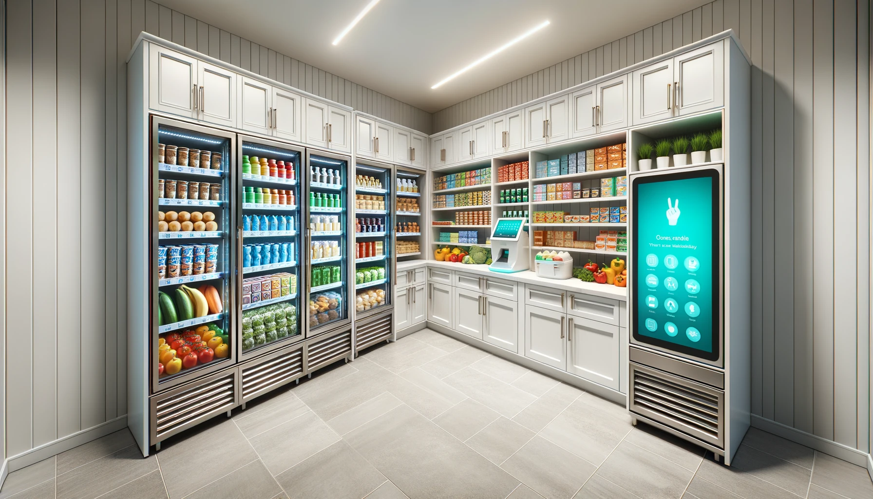 Self-serve micro-market in a Wauwatosa medical center campus break room