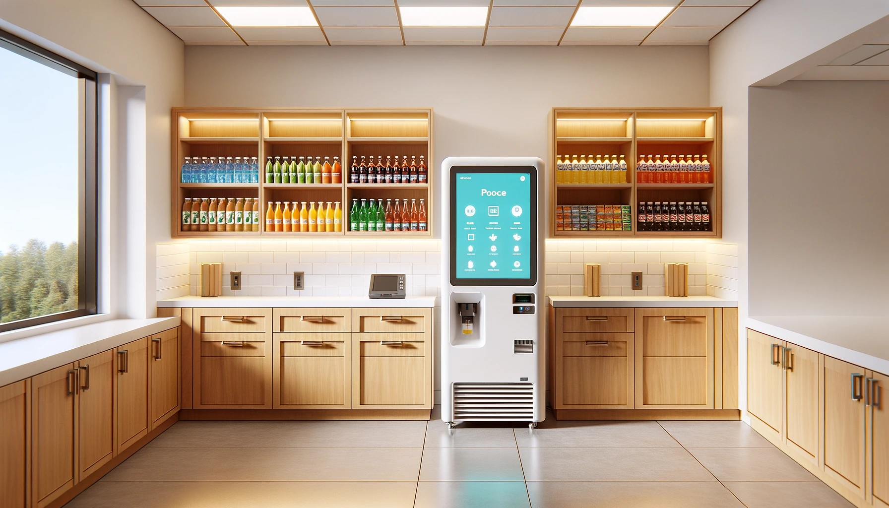 Self-serve micro-market in a West Allis National Avenue light-manufacturing office break room